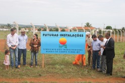 Prefeito Fábio participa do lançamento das obras da sede própria do STR de Campo Verde