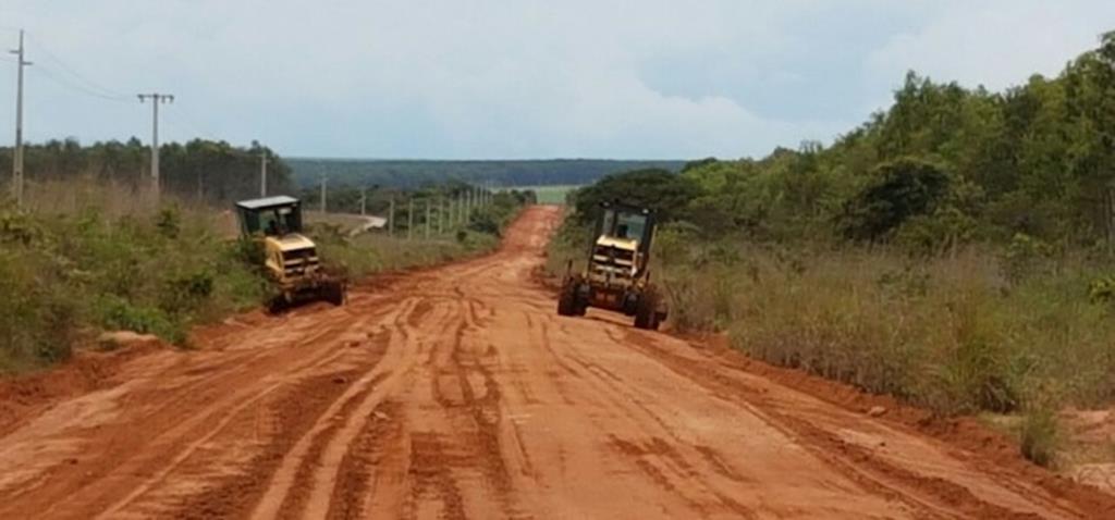 Estradas são recuperadas na zona rural de Campo Verde