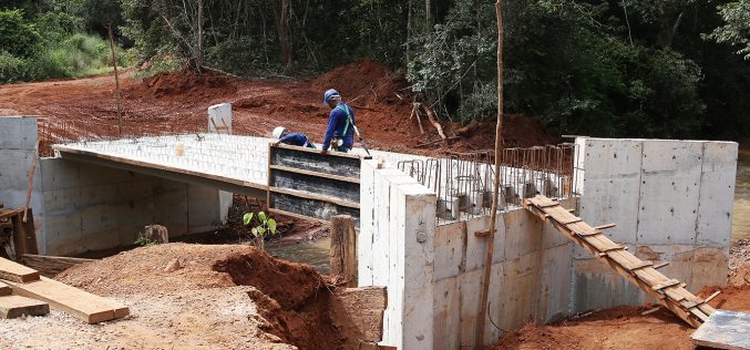 Município planeja investir na construção de mais pontes de concreto