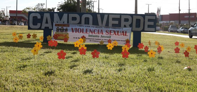 Assistência Social usa flores para alertar sobre a violência e o abuso infanto-juvenil
